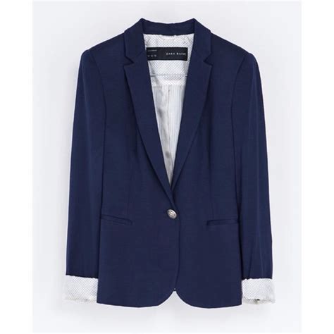 zara navy blazer.